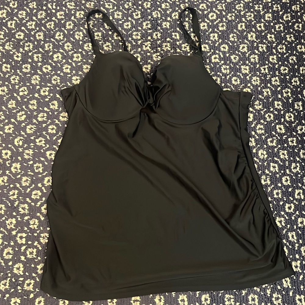 Like new Black tankini top